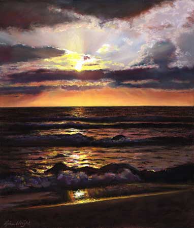 Fire Waves, Pastel