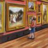 At The Art Gallery, Pastel