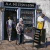 Outside The Ice Cream Shop, Pastel
